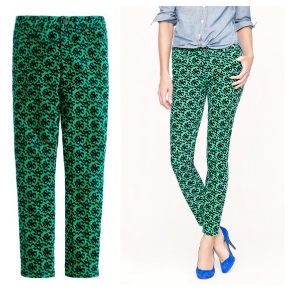 JCrew Corduroy Pants with Bow Pattern - Picture 5 of 5